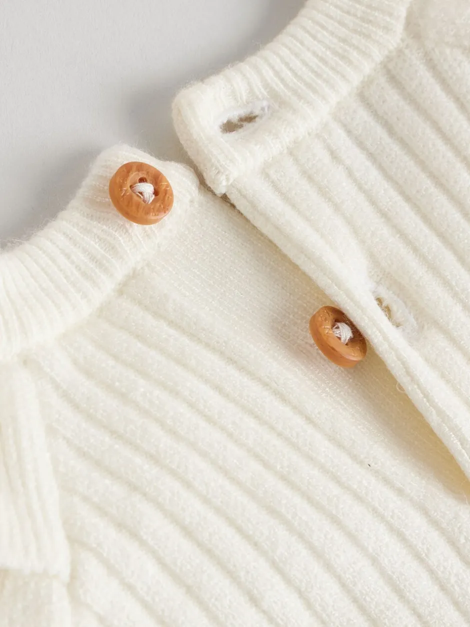 Sets En Combisets|Truien En Breisels*Next Crème - Gebreide babytrui en leggings set 2 -delig (0mnd -3jr)
