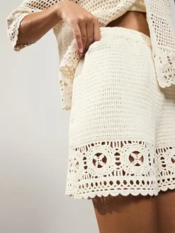 Shorts*Next Crème - Gehaakte zomershorts