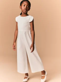 Jumpsuits En Playsuits|Next - Gelegenheidsjumpsuit (3-16jr) Crème