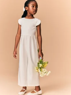 Jumpsuits En Playsuits|Next - Gelegenheidsjumpsuit (3-16jr) Crème