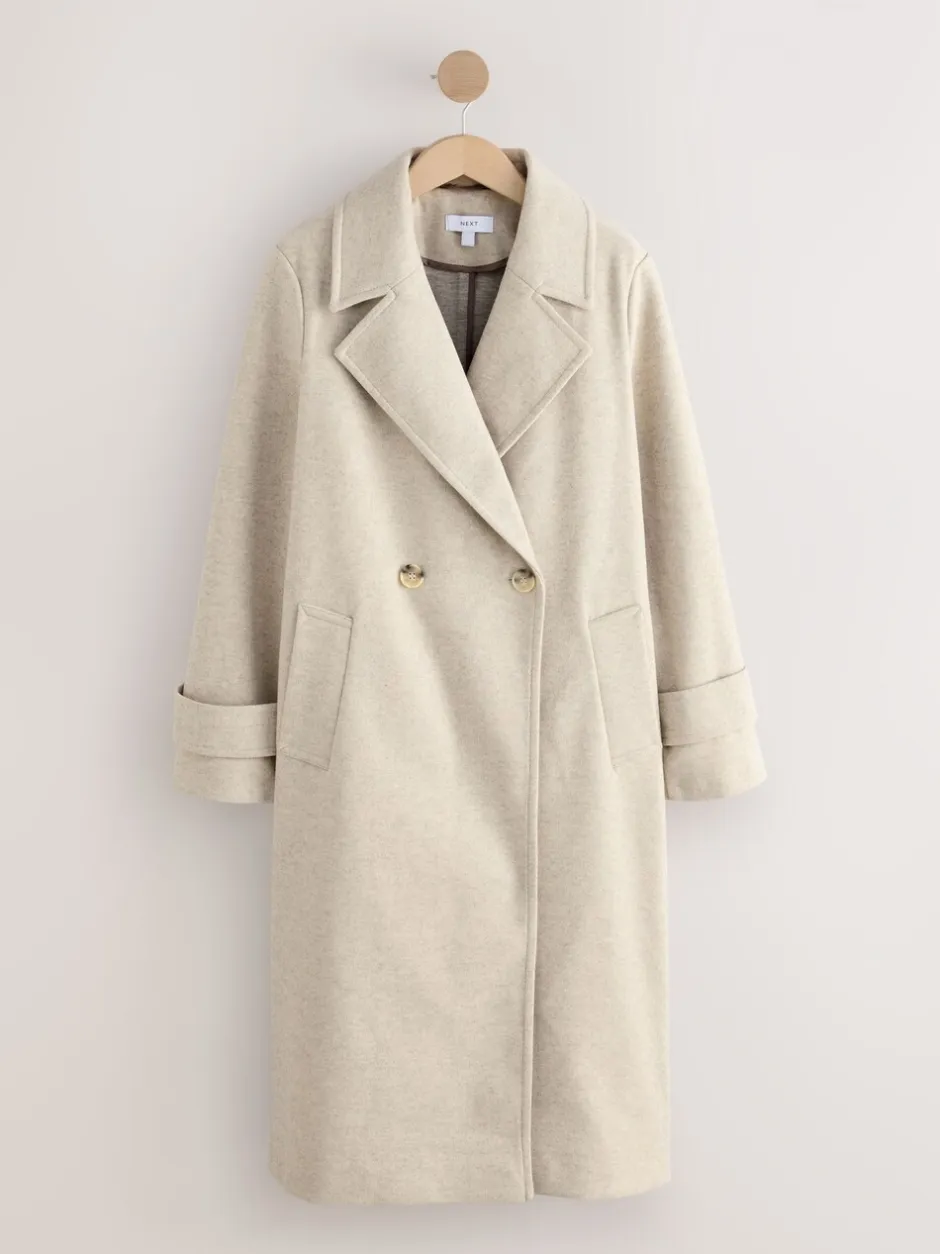 Jassen En Jacks*Next - Lange maxi-jas Crème