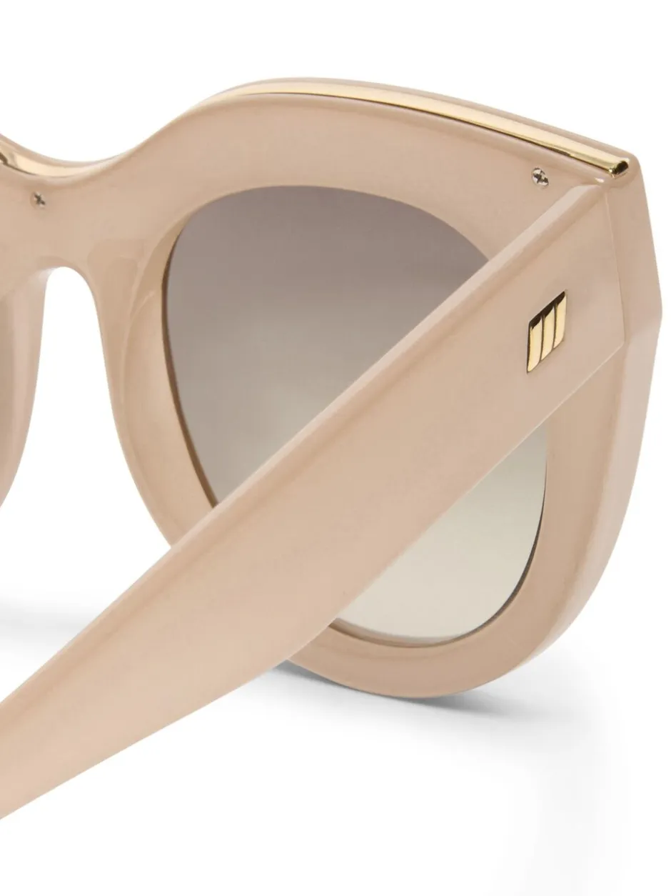 Zonnebril|Le Specs - Air Heart Sunglasses Crème