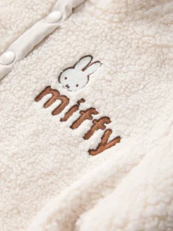 Jassen, Jacks En Kinderwagenpakjes|Jassen En Jacks|Next Crème - Miffy Half Popper Fleece (3mnd -7jr)