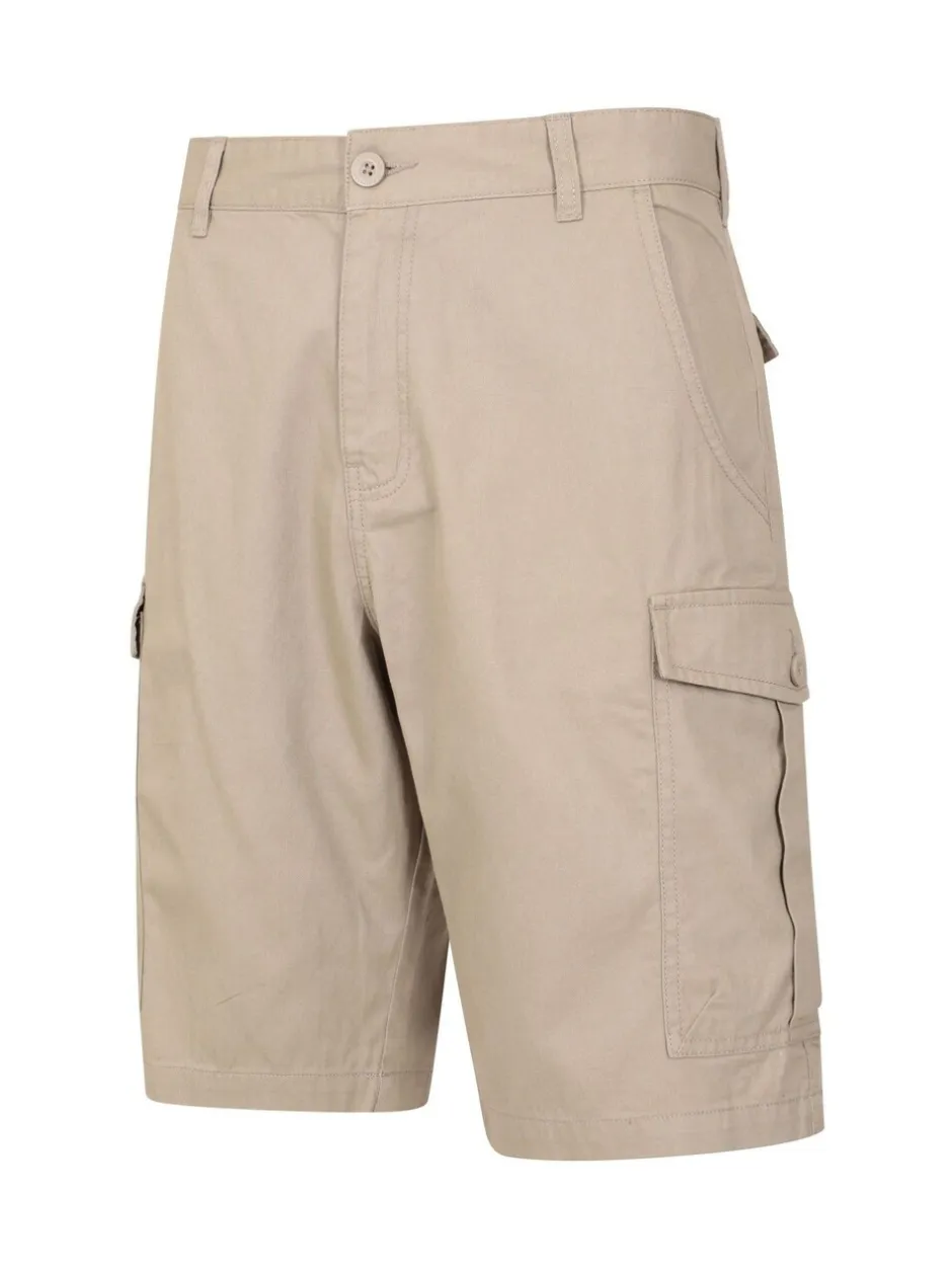 Shorts*Mountain Warehouse Crème - Mens Lakeside 100% Cotton Cargo Shorts