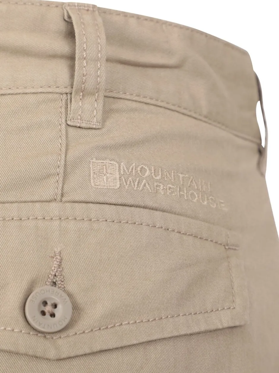 Shorts*Mountain Warehouse Crème - Mens Lakeside 100% Cotton Cargo Shorts