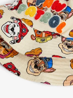 Mutsjes En Antikrabwantjes|Mutsen, Handschoenen En Sjaals|Next Crème - Paw Patrol emmer Hoeden van 100% katoen (1-10jaar)