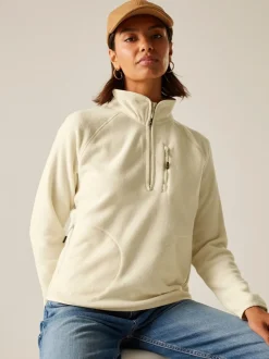 Sportkleding*Regatta - Womens Frankie Half Zip Fleece Crème