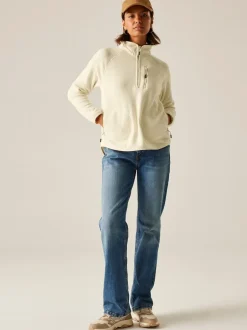 Sportkleding*Regatta - Womens Frankie Half Zip Fleece Crème