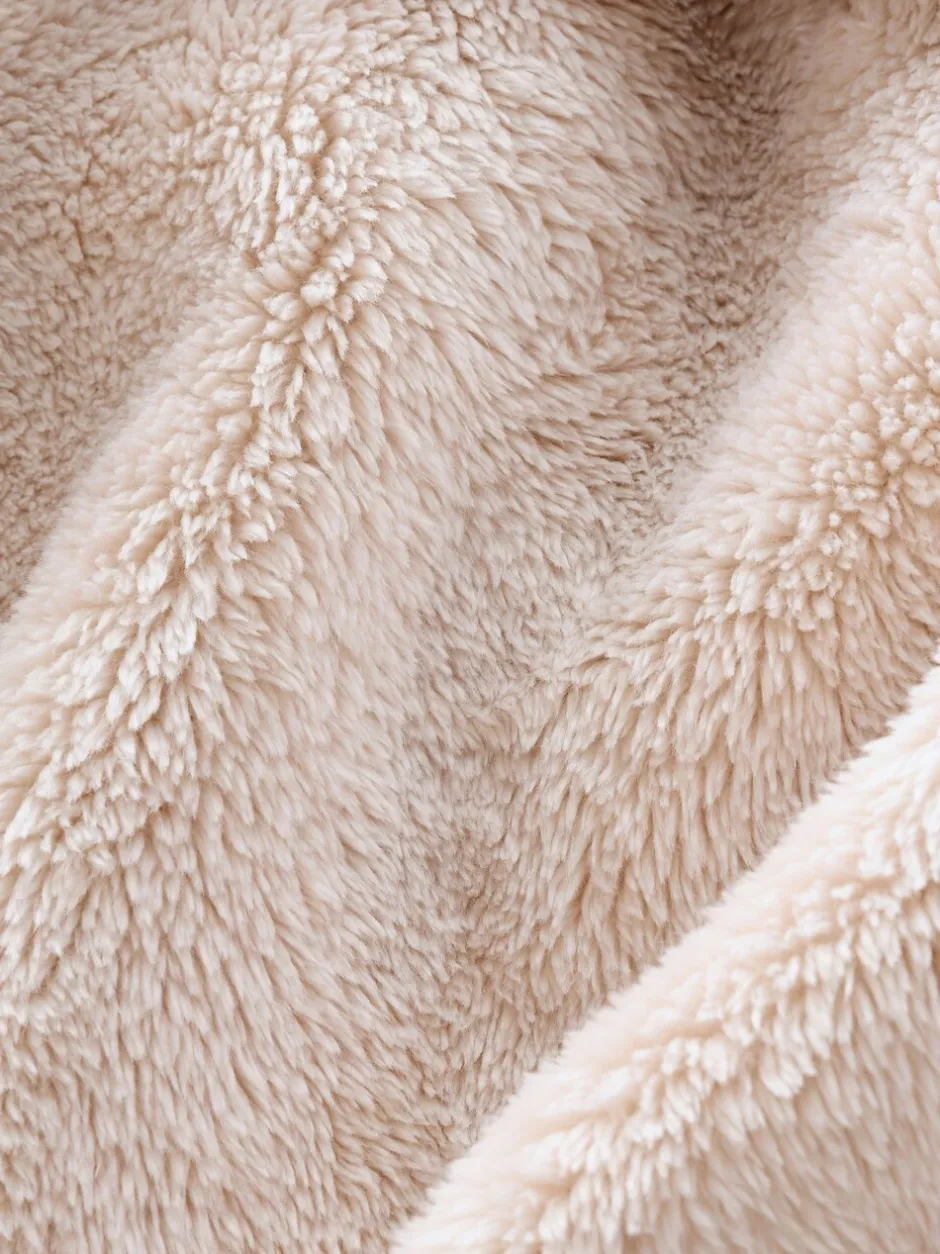 Kamerjassen*Next - Zacht aanvoelende fleece kamerjas (9 mnd-16 jr) Crème
