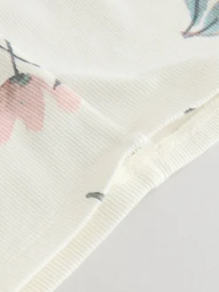 Sets En Combisets|Truien En Breisels|Next - Set van 2 -delige Baby Sweater en Joggingbroeken (0mnd -2jr) Crème gebloemd
