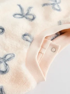 Truien En Breisels|Sets En Outfits*Next Crème/grijs - Set van zachte velours trui met strikprint en broek (0mnd -2jr)