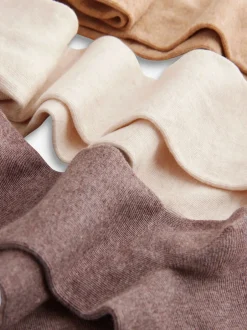 Sokken En Panty's|Sokken En Panty's*Next - Set van 3 katoenrijke tights Crèmekleurig/neutraal