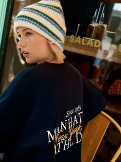 Mutsen, Handschoenen En Sjaals*Next Crèmekleurig/roze/groen - Gebreide beanie-muts