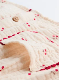 Tops|Sets En Outfits*Next - 2 -delige babyset van geweven tops en broeken met lange mouwen (0mnd -2jr) Crème/rode kers