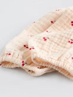 Tops|Sets En Outfits*Next - 2 -delige babyset van geweven tops en broeken met lange mouwen (0mnd -2jr) Crème/rode kers