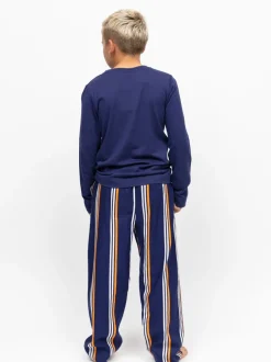 Pyjama's*Cyberjammies Jersey Top & Printed Stripe Pyjamas Set