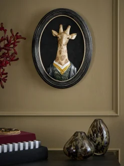 Canvassen En Kunst Voor Aan De Wand*Next 3D Dressed Giraffe Ornate Wall Plaque
