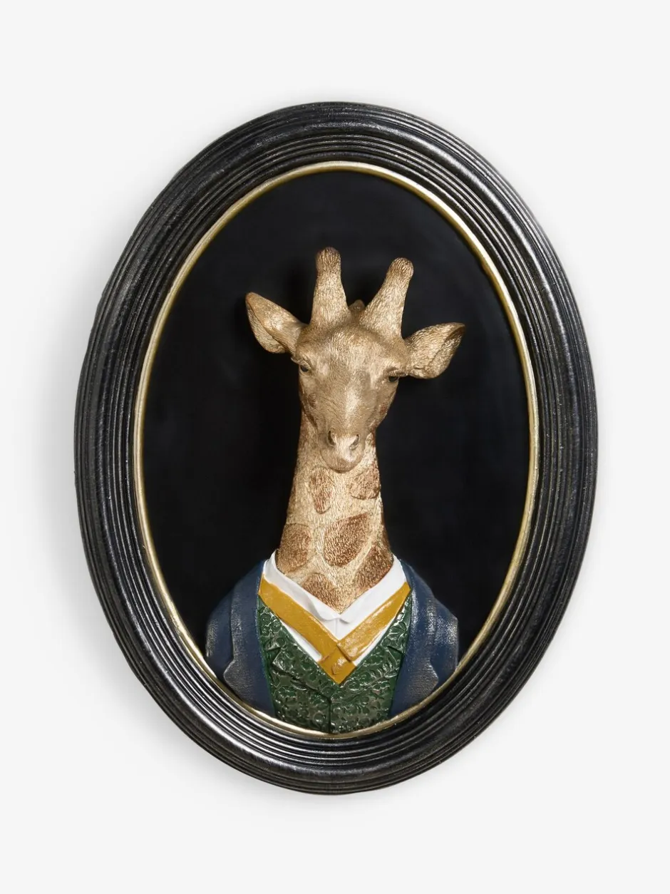 Canvassen En Kunst Voor Aan De Wand*Next 3D Dressed Giraffe Ornate Wall Plaque