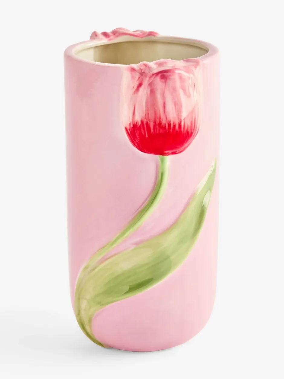 Vazen|Next 3D Tuilp Ceramic Vase