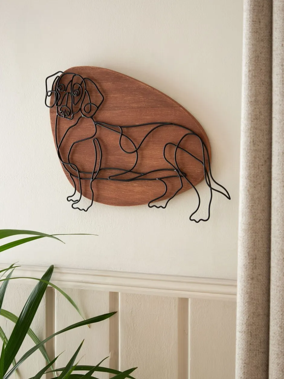 Canvassen En Kunst Voor Aan De Wand|Next Dachshund Wire Wall Plaque