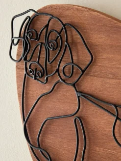 Canvassen En Kunst Voor Aan De Wand|Next Dachshund Wire Wall Plaque