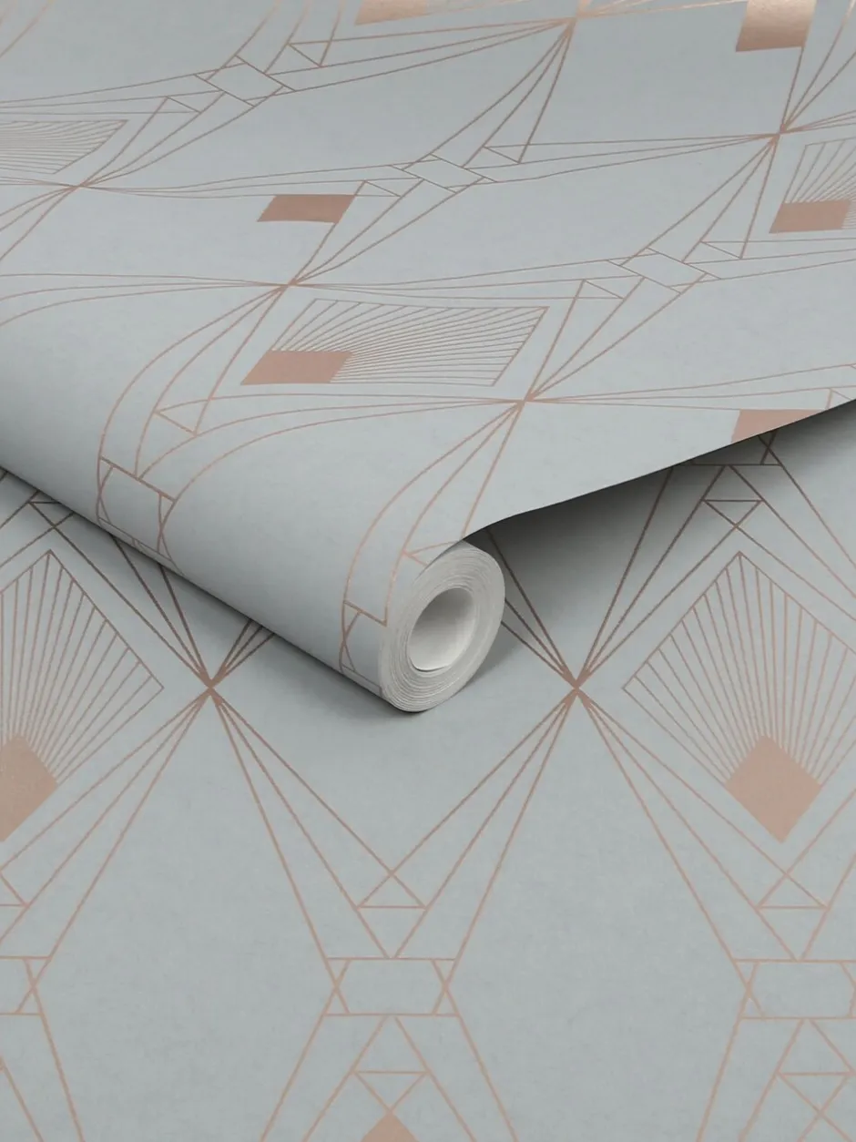 Behang|Next Deco Geometric 10M Wallpaper Grijs