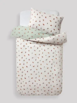 Kinderbeddengoed*Next Dekbedovertrek en kussensloop Sage Green Hamish the Cow Supersoft Brushed Cotton