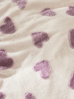 Kinderbeddengoed|Beddengoedsets En Dekbedovertrekken*Next Dekbedovertrek en kussensloop Fleece met hart