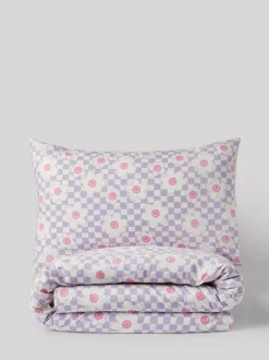 Kinderbeddengoed|Beddengoedsets En Dekbedovertrekken|Next Dekbedovertrek en kussensloop Lilac Bloemen Dambord