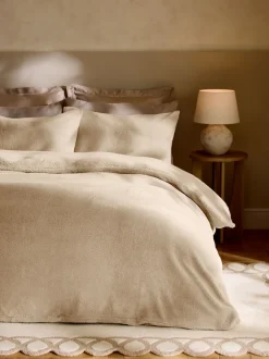 Beddengoedsets En Dekbedovertrekken|Next Dekbedovertrek- en kussensloopset van teddy fleece