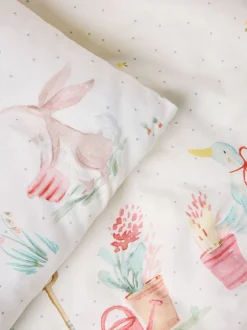 Kinderbeddengoed*Next Dekbedovertrekset van 100% katoen met textuur en print