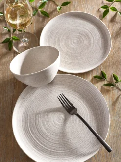 Tafelgerei|Eetservies En Pastaschalen*Next 12-delig Kya servies dinerset Pastelgeel