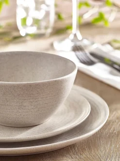 Tafelgerei|Eetservies En Pastaschalen*Next 12-delig Kya servies dinerset Pastelgeel