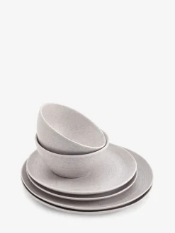 Tafelgerei|Eetservies En Pastaschalen*Next 12-delig Kya servies dinerset Pastelgeel