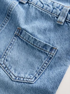 Tuinbroeken|Jumpsuits En Playsuits*Next Denim - Barrel 100% katoenen bretelbroeken (3-16jr)