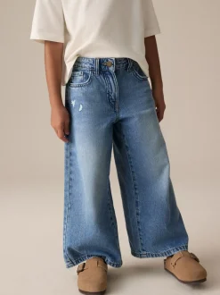 Jeans|Next - Jeans met extra wijde pijpen (3-16jr) Denim