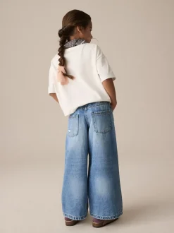 Jeans|Next - Jeans met extra wijde pijpen (3-16jr) Denim