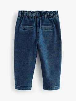 Jeans En Joggingbroeken|Jeans|Next - Jeans met gestrikte taille (3 mnd-7 jr) Denim