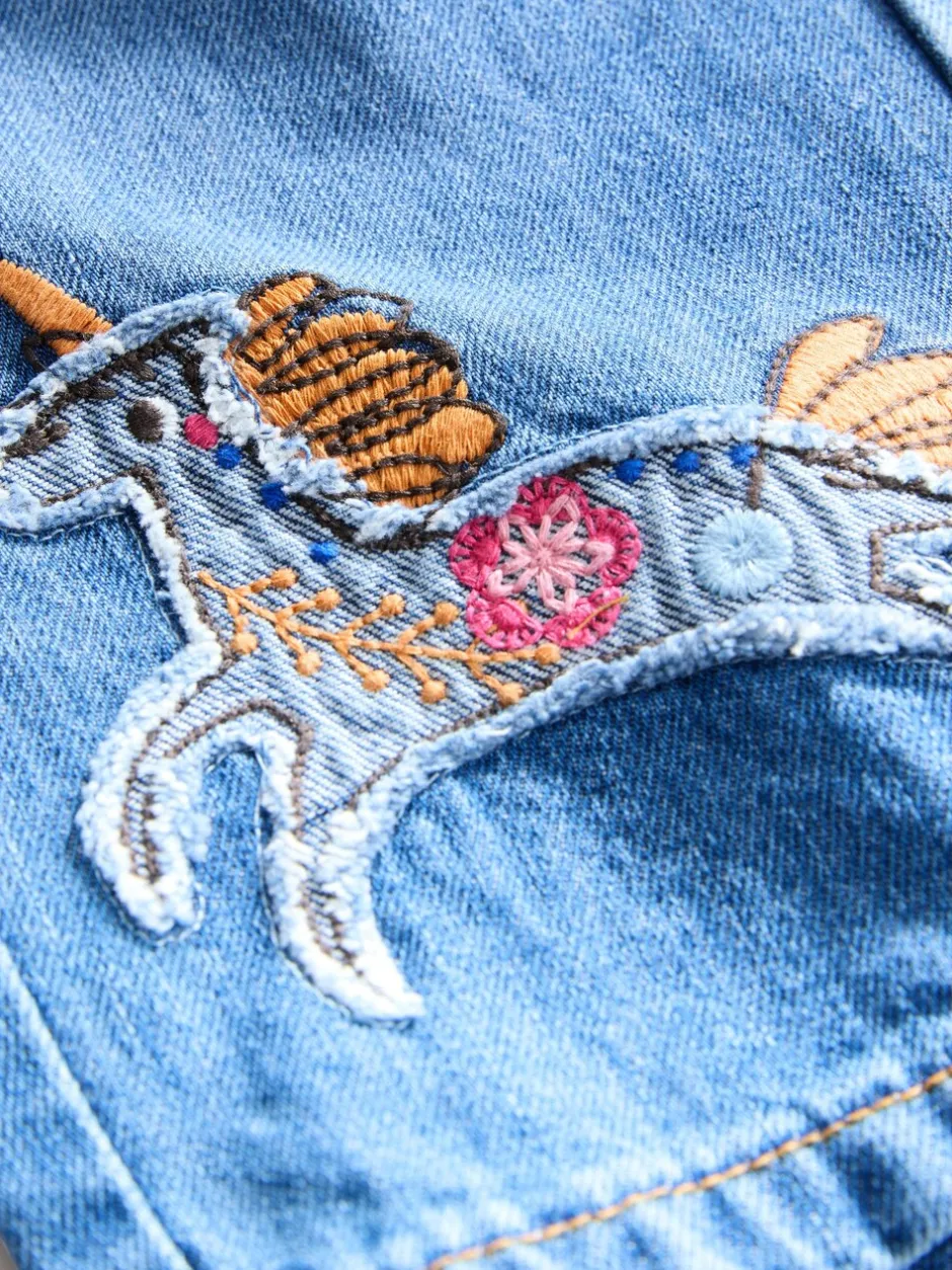 Jeans En Joggingbroeken|Jeans|Next Denim - Jeans versierd met eenhoorns (3mnd-7jr)