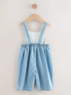 Tuinbroeken|Next Denim - Tuinbroek met lange pijpen (3mnd-8jr)