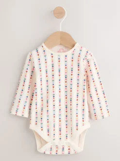 Rompertjes En Tuinbroeken|Tuinbroeken|Next - Set van bretelbroek en bodysuit met lange mouwen 2 -delig (0mnd -3jr) Denim met borduursel