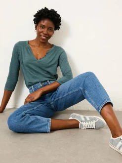 Jeans|Fat Face - FatFace Taper Leg Jean Denim vintage