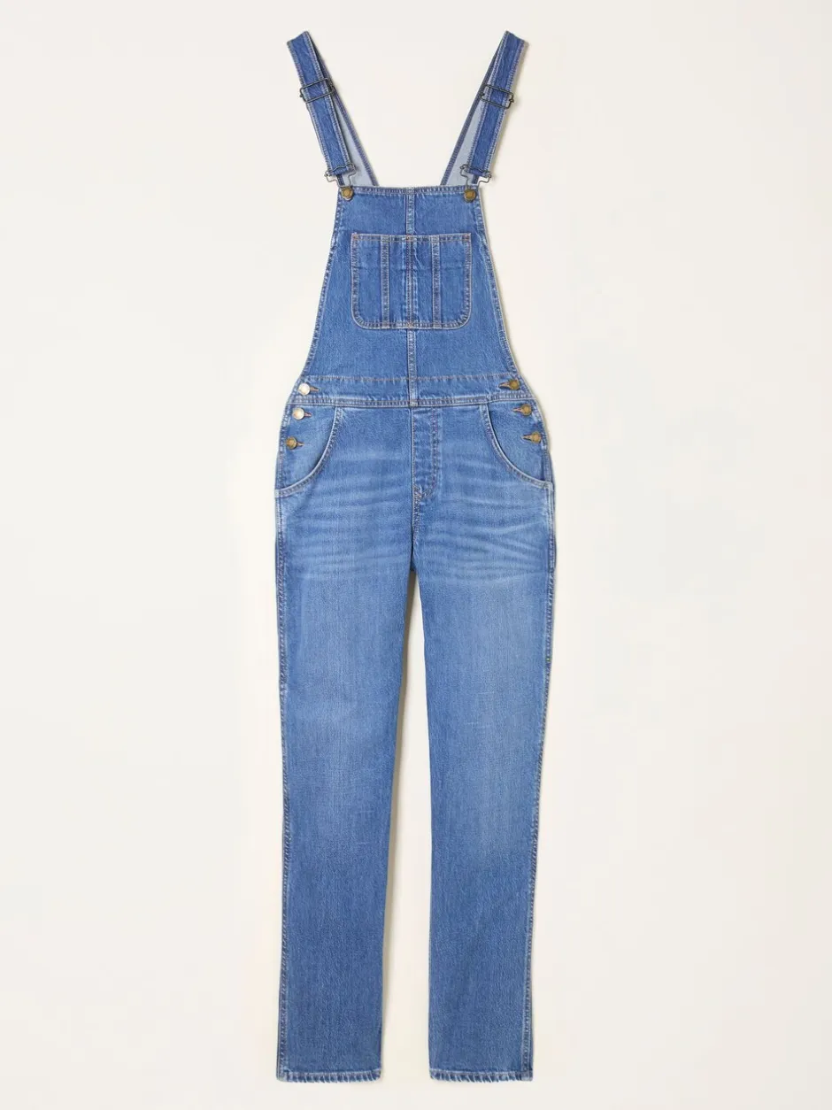 Jumpsuits En Playsuits|Fat Face - Fatface tuinbroek Denim vintage