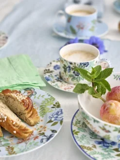 Mokken En Koppen*Designer's Guild Designers Guild - Porcelaine De Chine - 4 theekopjes en -schotels