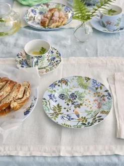 Mokken En Koppen*Designer's Guild Designers Guild - Porcelaine De Chine - 4 theekopjes en -schotels