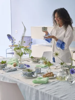 Mokken En Koppen*Designer's Guild Designers Guild - Porcelaine De Chine - 4 theekopjes en -schotels