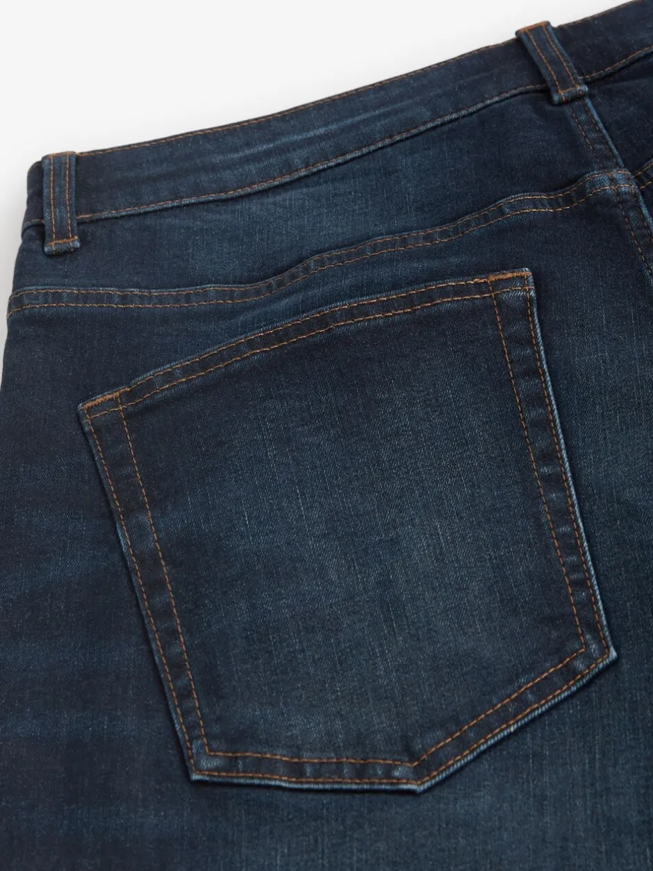 Jeans|Next Diepblauw - Slim Fit - Authentieke stretch denim jeans