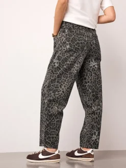 Jeans|Moederschap|Next - Maternity Barrel Denim Jeans Dierenprint