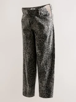 Jeans|Moederschap|Next - Maternity Barrel Denim Jeans Dierenprint