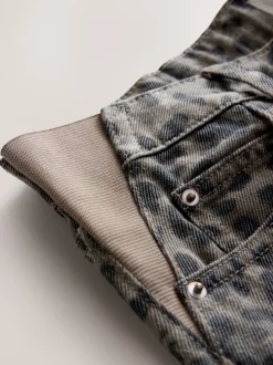 Jeans|Moederschap|Next - Maternity Barrel Denim Jeans Dierenprint